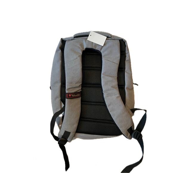 Valuable Brand Gray Black Padded 21L School Backpack - Picture 2 of 4